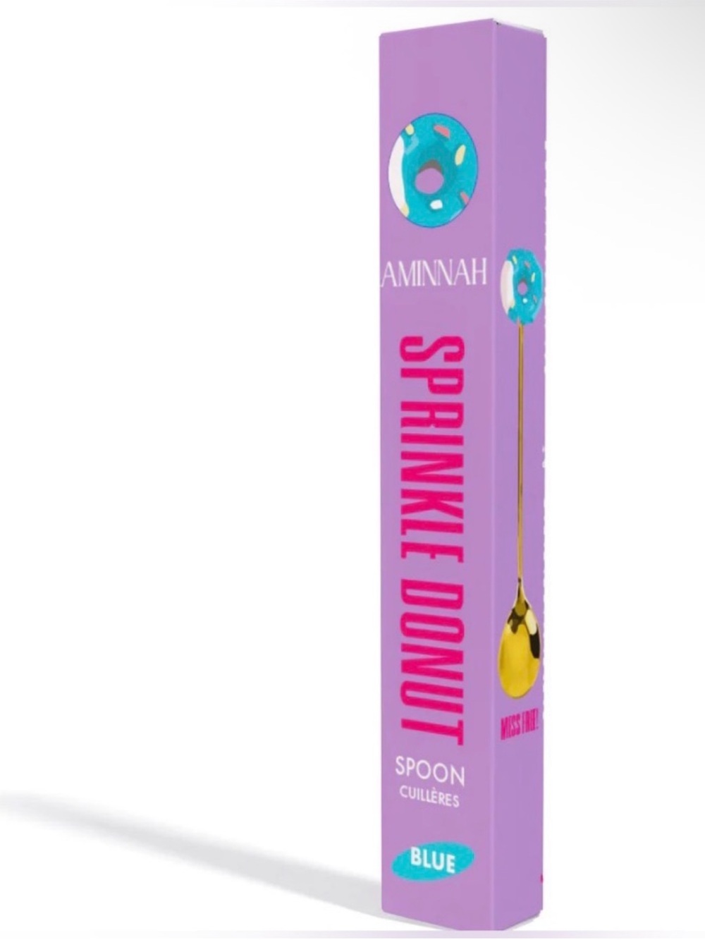 Amminah Blue Donut Spoon for scrubs and butters